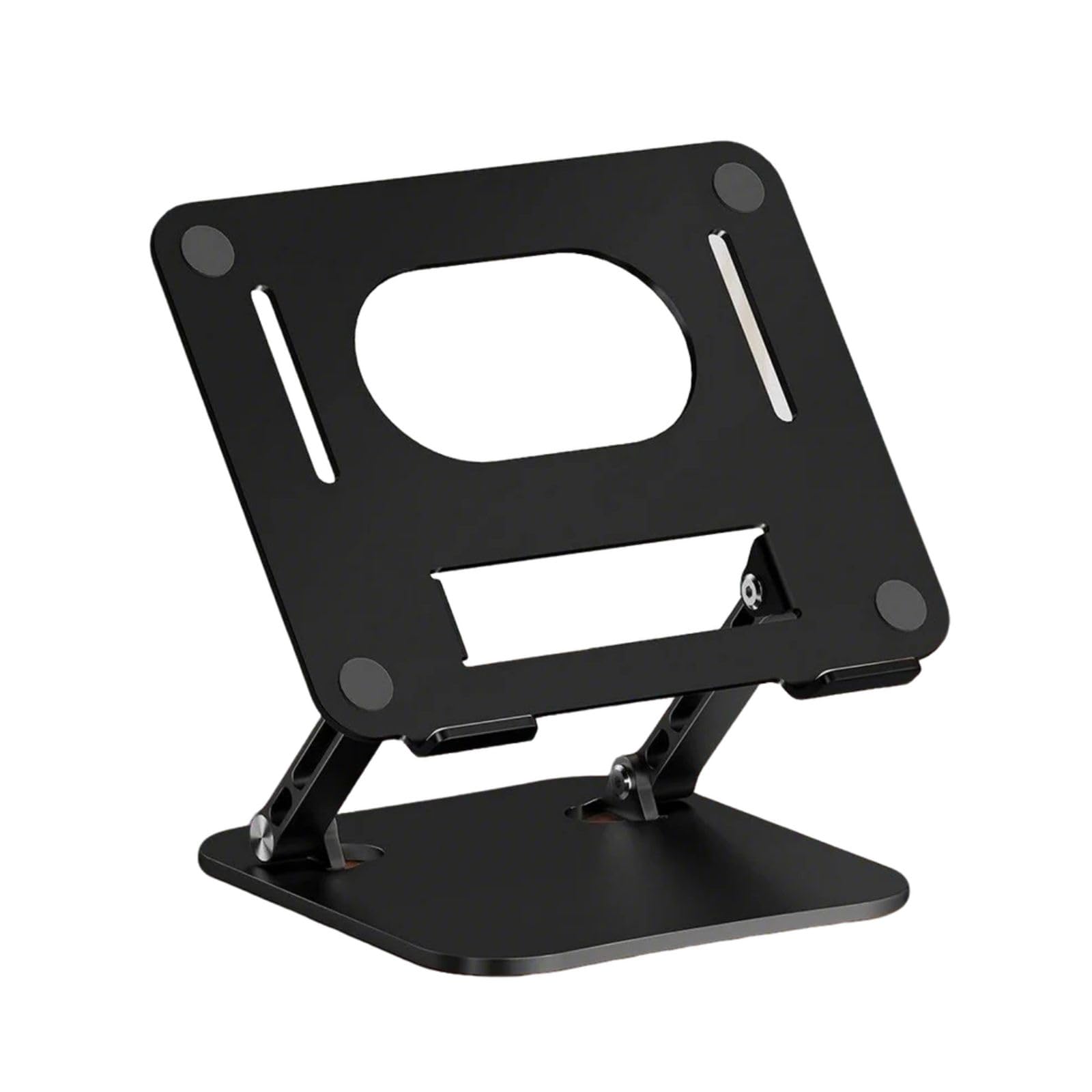 Soporte de escritorio para laptop con disipación de calor, soporte de refrigeración ajustable para portátiles de hasta 17 pulgadas, soporte ergonómico para portátil para uso doméstico y de oficina