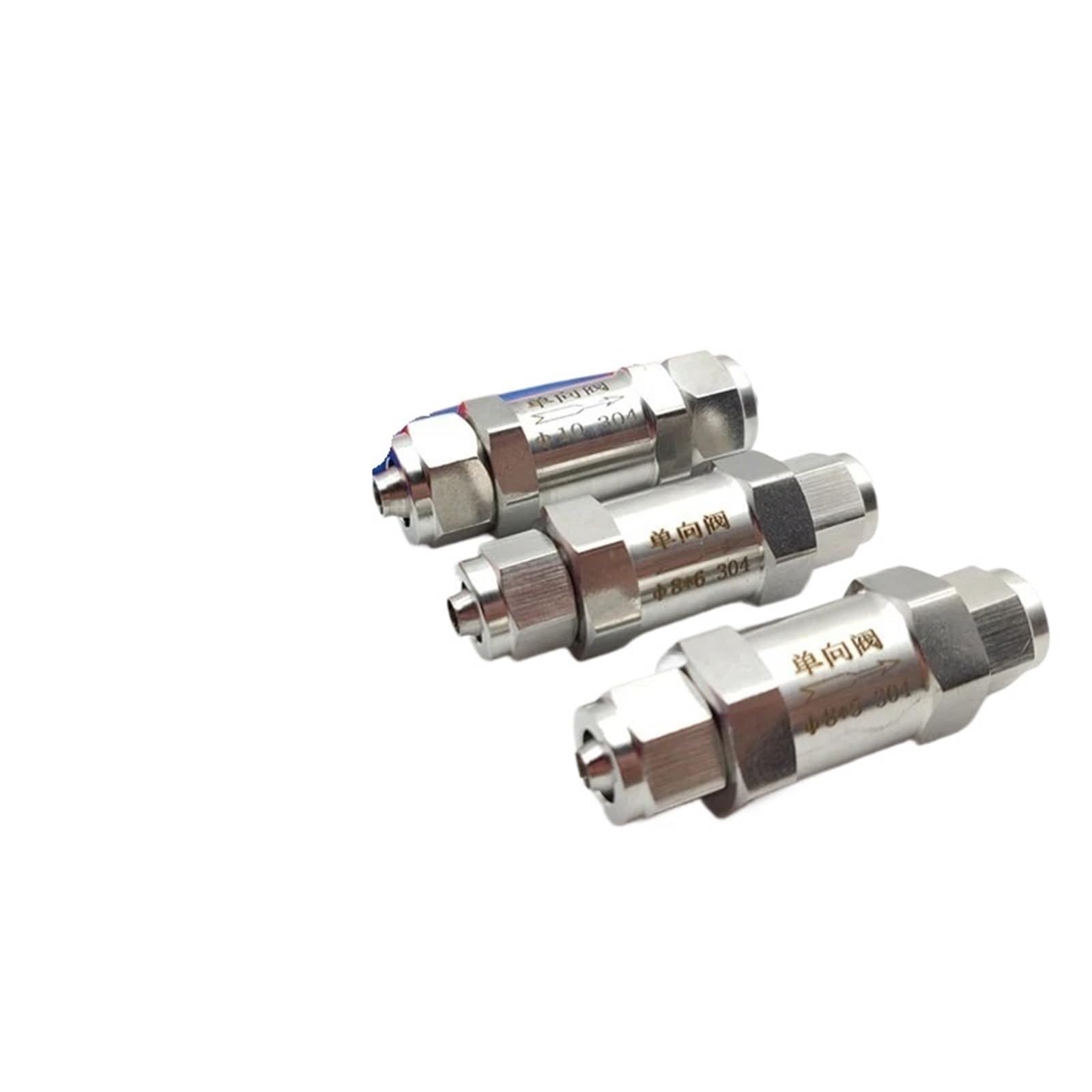 1PCS 304 Stainless Steel 1-Way Valve Check Valve(10x6.5mm)