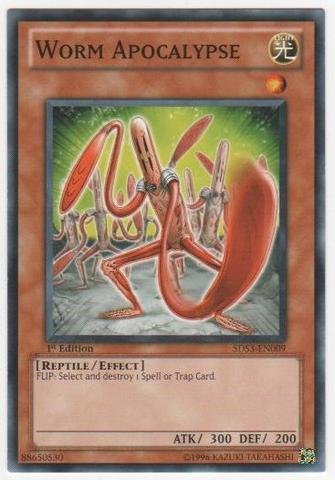 Amazon.com: Yu-Gi-Oh! - Worm Apocalypse (5DS3-EN009) - Starter Deck:  Duelist Toolbox - 1st Edition