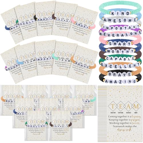 Landical 20 Set Inspirational Friendship Bracelet Bulk...