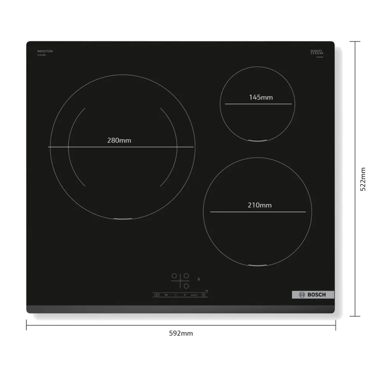 Plaque à Induction BOSCH PIJ631BB5E 7400 W