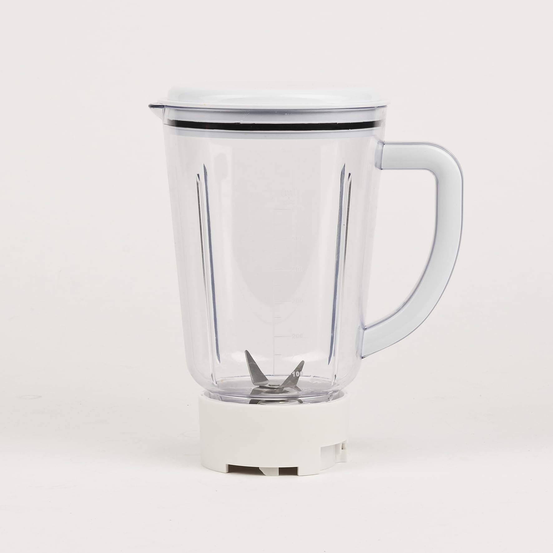 Girmi FR07 Frullatore, 300W, 600 cc, 4 Lame Inox, Funzionamento PULSE, Bicchiere Graduato, Dispositivo di Sicurezza, Piedini antiscivolo