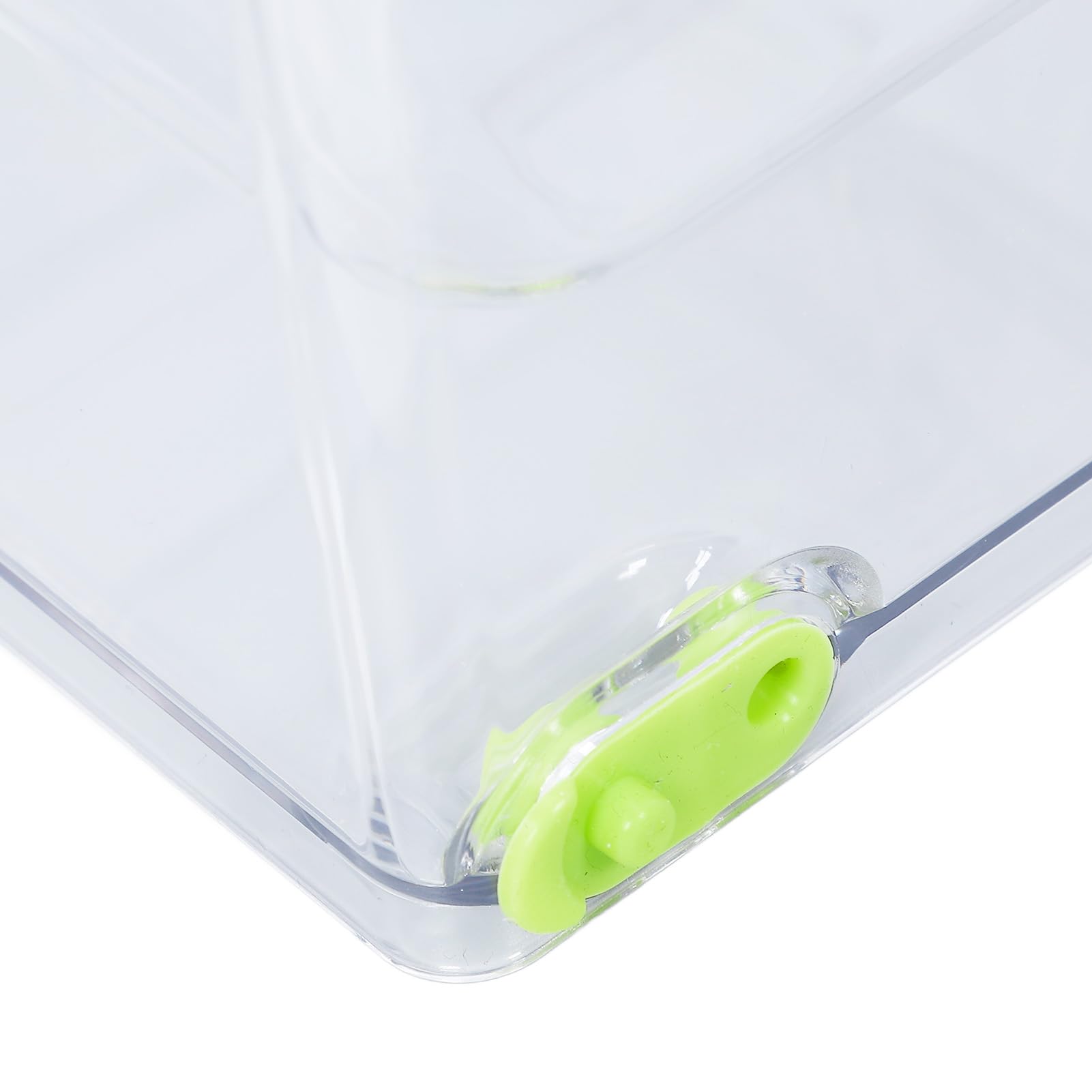 Servidor de Condimentos de Plástico Transparente Enfriado con Hielo con Cubierta Sellada para Uso en Cocina, Liviano y Portátil, Incluye 4 Compartimentos para Reuniones Familiares (4