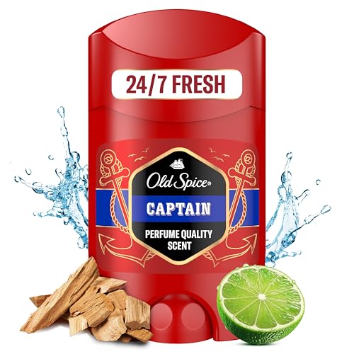 Miniatura 2 de Old Spice Captain Desodorante en Barra para Hombre Antiolor 24 h, 6x50ml