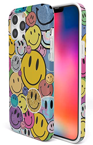 Casely Iphone 13 Pro Max Case | Compatible With Magsafe | All Smiles | Smiley Face Sticker Case #TOP5
