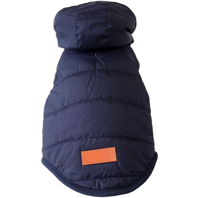 Foto 3 de 8 de JoyDaog - Sudadera con capucha para perro con forro polar cálido en invierno, chaqueta con capucha…