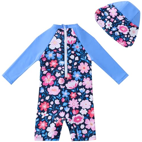 Image of UMELOK Baby Girl Swimsuit Infant UPF 50+ Bathing Suit Size Months