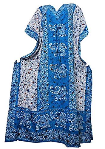 Womens Dress Elephant Long Kaftan Kimono Maxi Style Dresses Women Plus Size Cover up Casual Print nightydress Womens Summer Holiday Beach Kaftan Dresses for Women Elephant Blue Womens Dress Elephant Long Kaftan Kimono Maxi Style Dresses Women Plus Size Cover up Casual Print nightydress Womens Summer Holiday Beach Kaftan Dresses for Women Elephant Blue