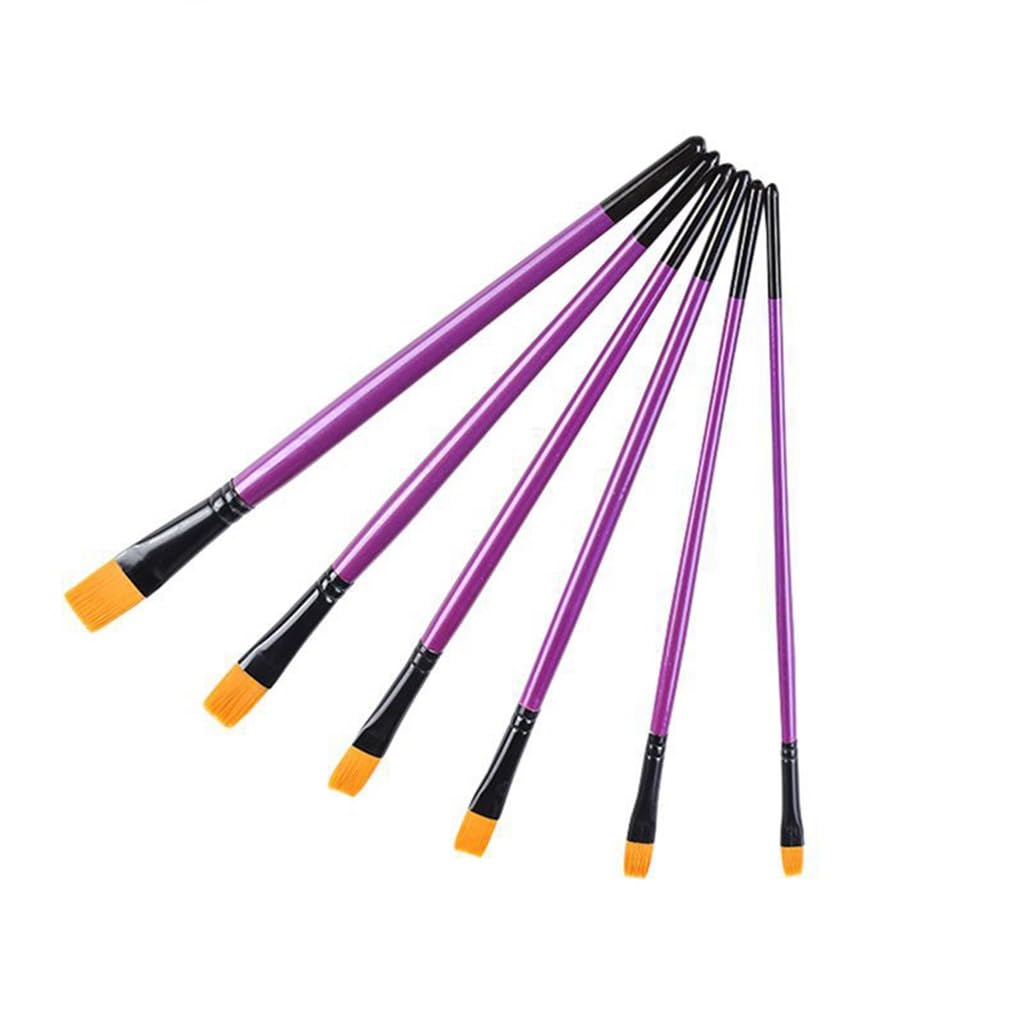 XBTGS Juego de pinceles de nailon para el pelo, pinceles artísticos de acuarela, pinceles artísticos, D como se muestra, D como se muestra