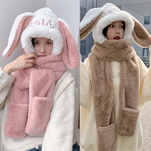 Conjunto 3 en 1 de gorro bufanda y guantes para mujer 7