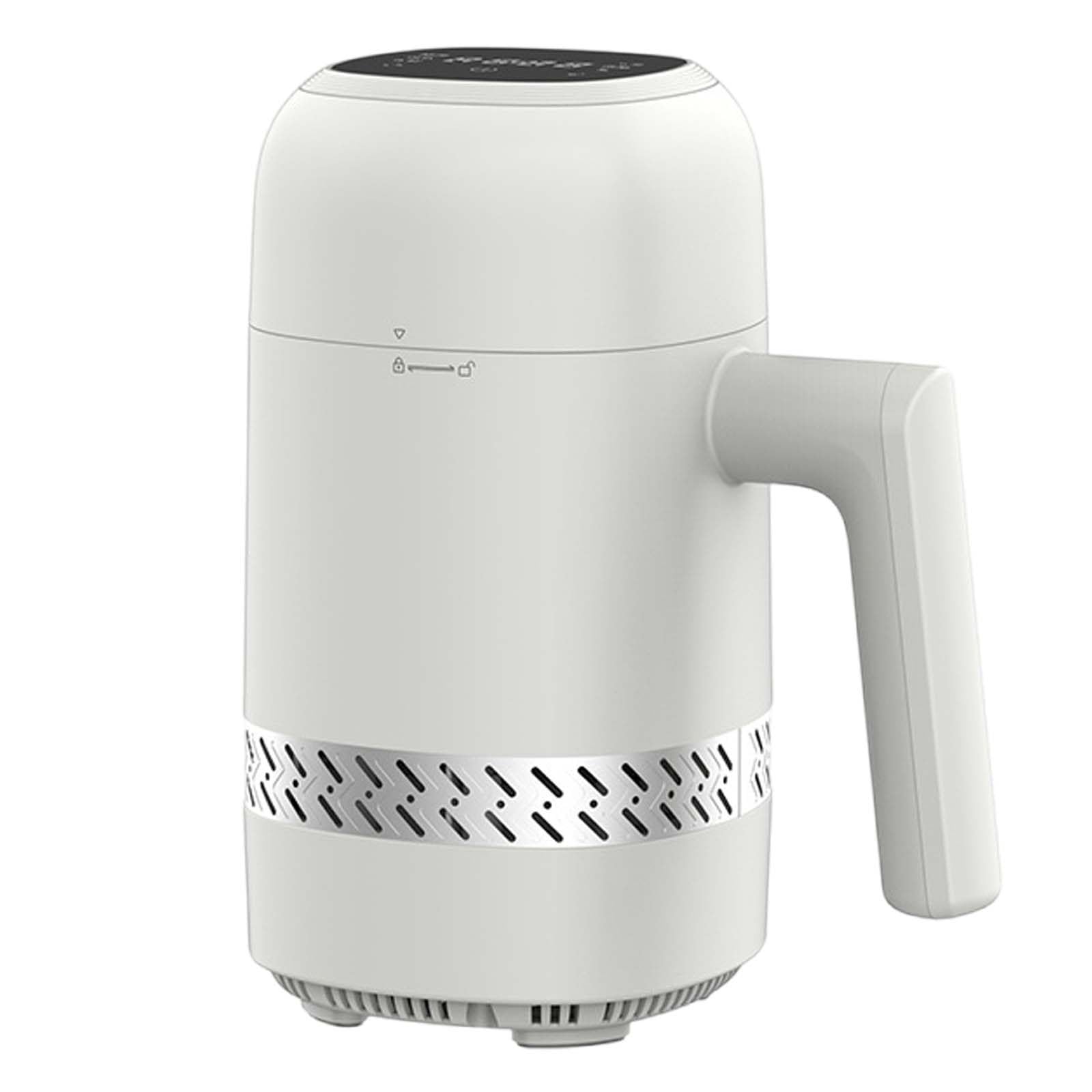 Máquina para hacer helados, máquina automática de postre de agitación de 60 W, pantalla táctil LED portátil, taza de congelación inteligente de 300 ml para helado casero, golosinas rápidas y fáciles