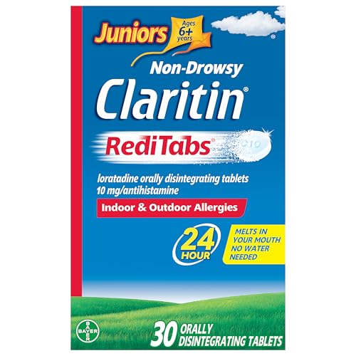 Image of Claritin, Allergy Relief Indoor & Outdoor, Non-Drowsy, 10 Mg, for Juniors & Up Tablets, 30 Count