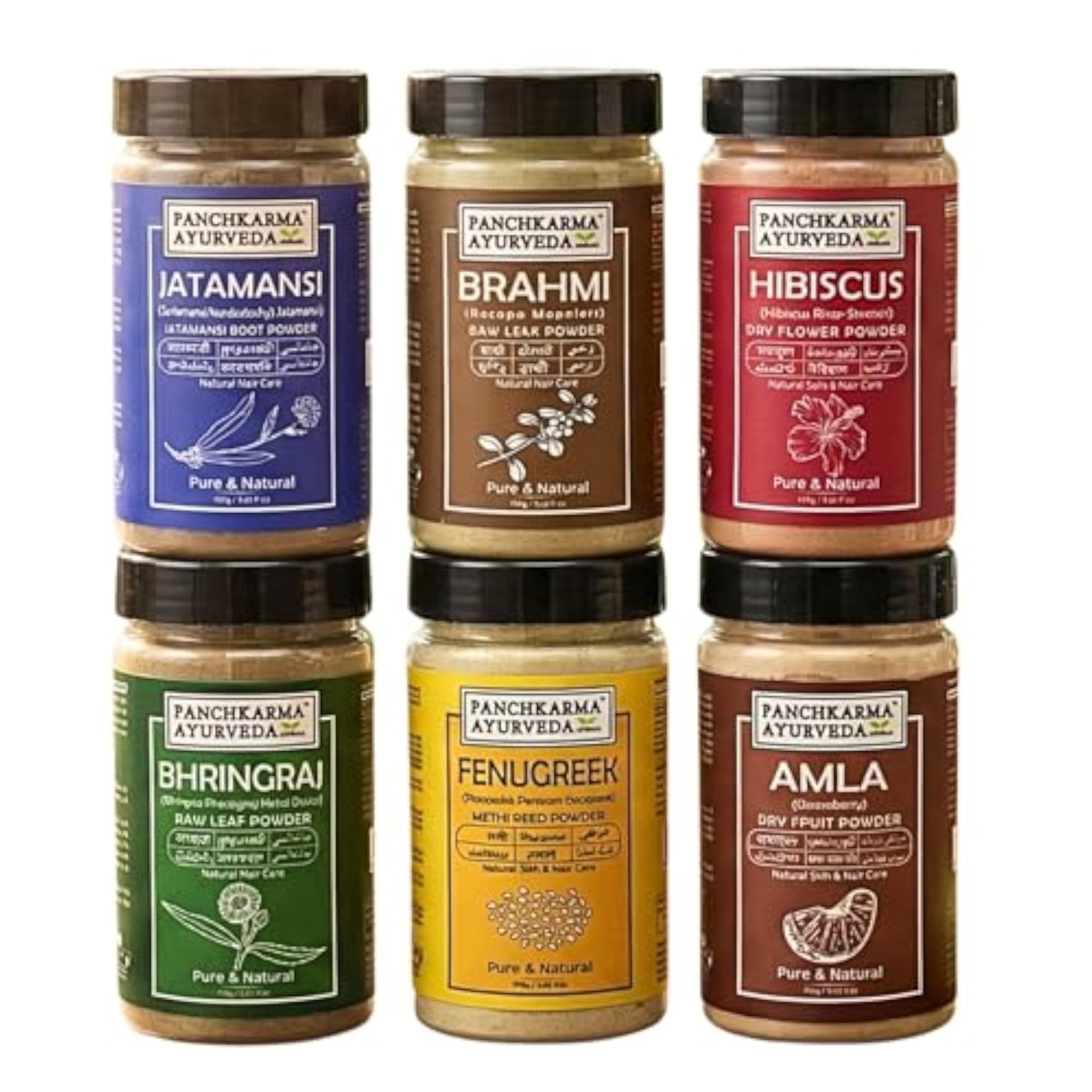 Combo Of 6 Pieces Herbal & Natural Hair Pack