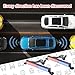 Magnetic LED Strobe Light Bar, Red Blue Emergency Warning Lights, Magnetic Roof Top LED Flashing Light, Traffic Advisor Police Lights with Magnet Base for Safety Work Enforcement Vehicles Trucks