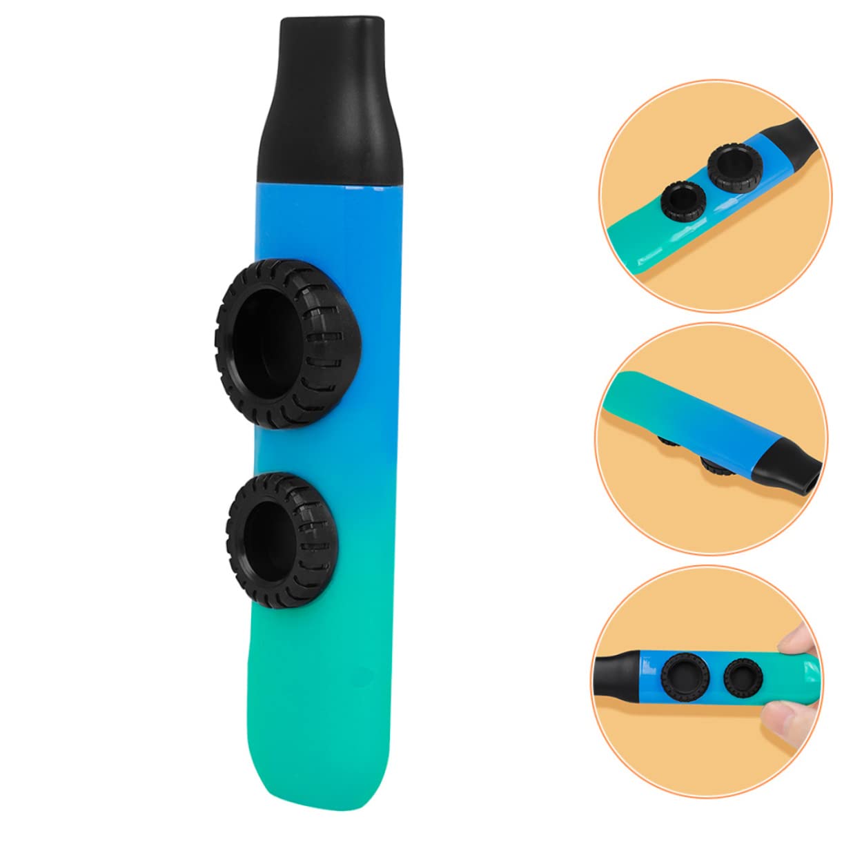 TOYANDONA 2juegos Kazoo Musical Instrumento Para Guitarra y Ukelele Fácil De Aprender Para Niño Niña y Adultos Diversión Musical Portátil Degradado
