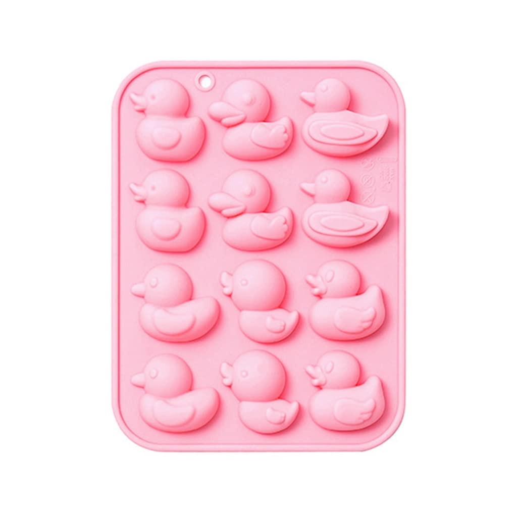 Elnwnnkc 3D Ducks Silicone Resin Mold Fondant Mould Cake Supplies Baking Decor Tools Ornament Handmade Soap
