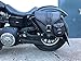 Produktbild ORLETANOS Dynamite Black Satteltasche kompatibel mit Harley Davidson Dyna Glide Street Bob Modell 1996-2017 Ledertasche Sportster Seitentasche Gepäckkoffer Seitenkoffer Saddle Bag HD Linke Seite Left