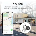 Air Tracker Tag-4 Pack, [Apple MFi Certified] Smart Tag for Apple Find My App, 2025 New Bluetooth Tracker Tag Item Finder for Pet, Key, Luggage, Bike, Wallet, & More - Image 3