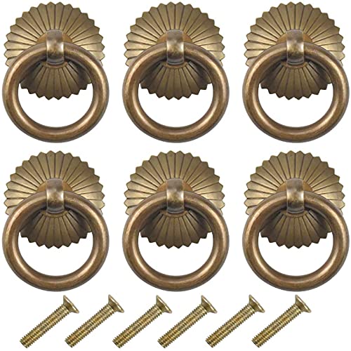 Bouton de tiroir d'armoire vintage, lot de 6 poignées pour embellir votre cuisine et salle de bain