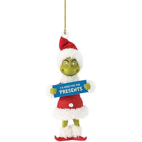 Grinchs Christmas Tree Ornaments | 2022 Christmas Tree Acrylic Pendant Funny Green Grinchs Christmas Decor for Home Holiday Party (Double -Sided Printing)