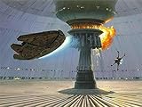 Twenty-three 24X36 Inch Canvas Poster Explosions Death Star Millennium Falcon X Wing Concept Art...