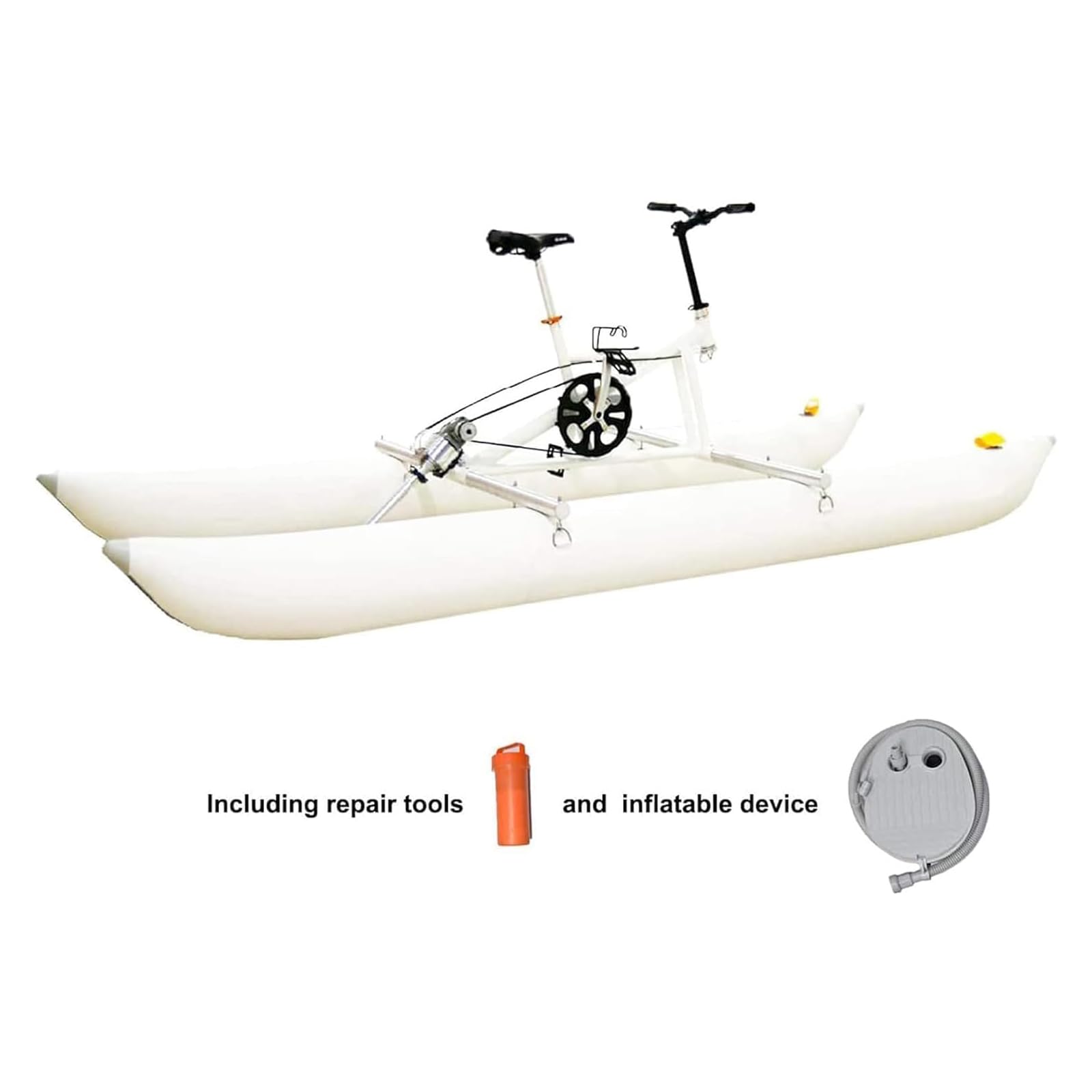 Nadmuchiwana łódź na rower wodny do wędkowania i zabawy w wodzie - podwójna nadmuchiwana łódź do pływania na wodzie
