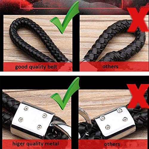 Mikafen Portachiavi per auto con logo, cinghietto