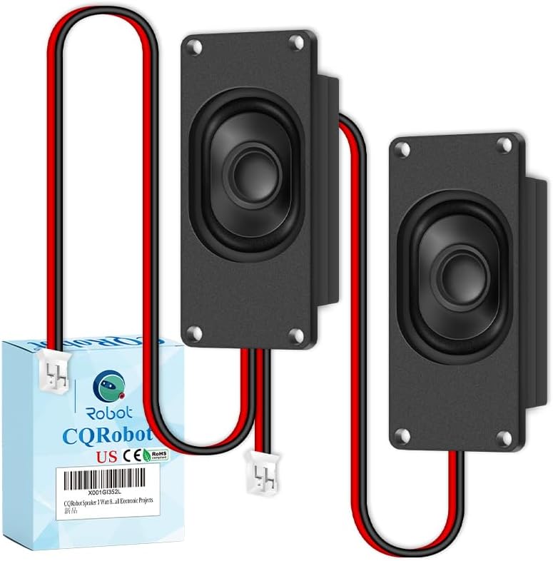 CQRobot Speaker 3 Watt 8 Ohm Compatible with Arduino Motherboard, JST-PH2.0 I...
