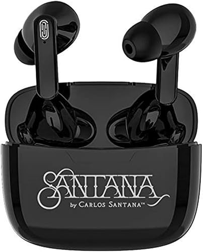 Miniatura 5 de Mambo por Carlos Santana, auriculares inalámbricos Bluetooth con estuche de carga, auriculares Bluetooth con micrófono de aislamiento de voz,