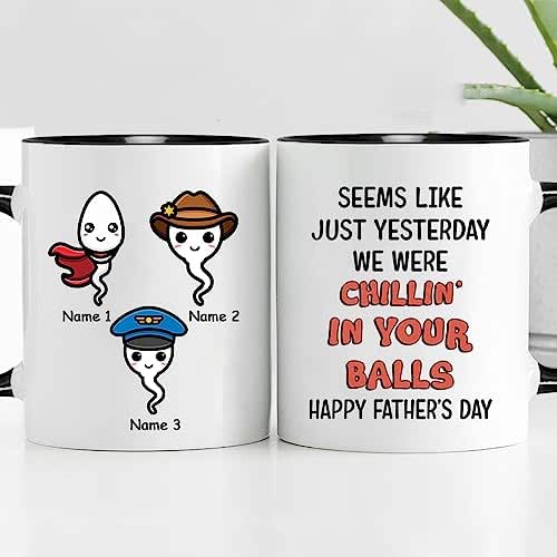 Personalized Daddy Mug, Seem Like Just Yesterday We Were