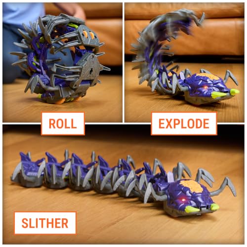 Image of HEX BOTS Explodapede Robotic Centipede Remote Control Toy