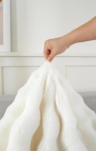 Miniatura 3 de Momooda Funda de sofá suave y gruesa de piel sintética lavable de una pieza, funda de cojín de felpa gruesa de conejo para invierno, funda