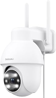 GALAYOU 2K Outdoor Surveillance Camera, 360° PTZ WLAN IP Camera Surveillance Outdoor, WiFi Outdoor Camera with Colour Nigh…