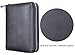 Easyoulife Genuine Leather Credit Card Holder Case Passport Wallet RFID Blocking (Black)