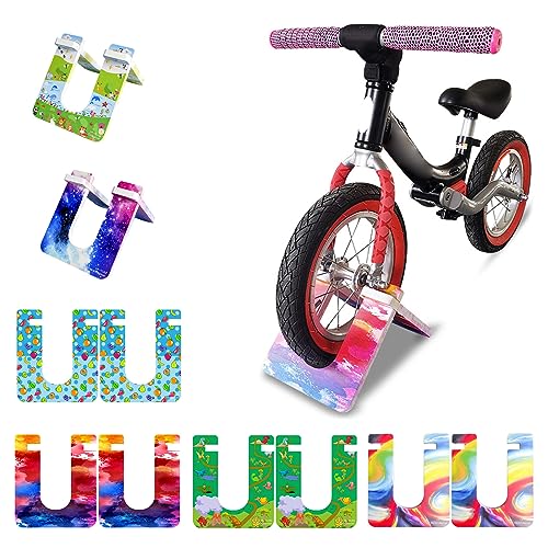 HapGlan Kids Balance Bike Storage Rack Scooter Parking Frame Bike Display Stand Floor Parking Rack for Homes School Exhibitions