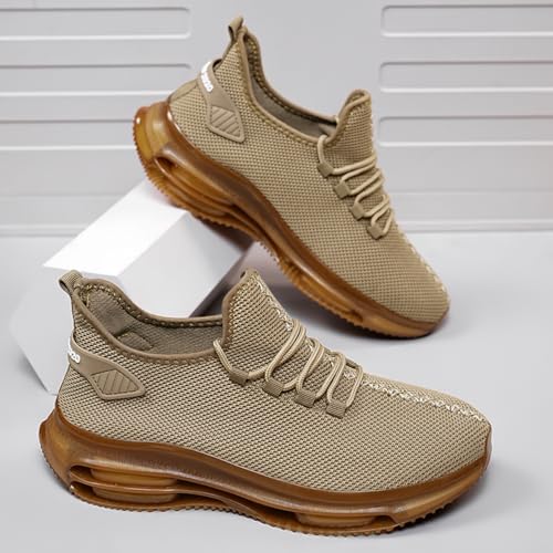 Men's Lightweight Double - air Cushion Walking, High - Elasticity Running Shoes, Workout Shoes, Breathable Mesh Fashion Casual Sneakers3
