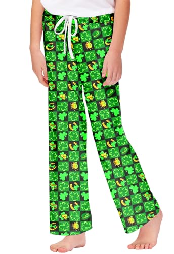 Image of Remimi Girl Boy Plaid Pants Drawstring Summer Casual Loose Bottoms 5-14 Years
