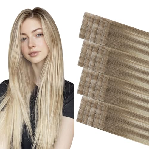 Image of COOKAYU Invisi Edge Tape in Hair Extensions Human Hair