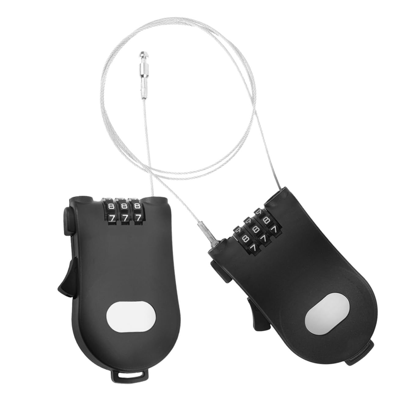BESPORTBLE 6pièces Verrou De Sécurité Rétractable Pour Snowboard Et Vélo Serrure Anti- Avec Câble Pour Équipements Extérieur