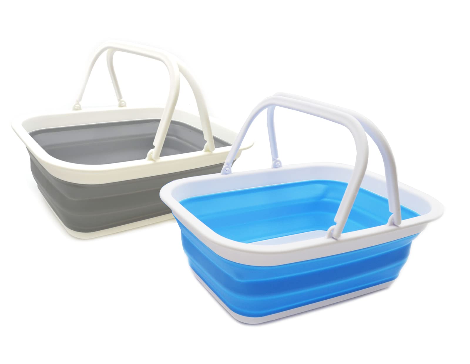 SAMMART SAMMART Bassine Pliable Avec Poignée - Panier De | WhichOne