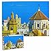 Spagna Città Vecchia Cadice Puzzle pour adultes 500 pièces Souvenir de voyage en bois 20,4 x 15 pouces