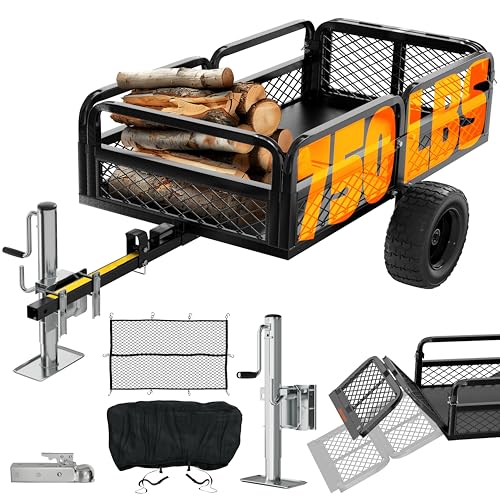 Mockins 750 Lbs. Cap UTV ATV Utility Trailer | Heavy...