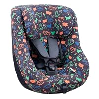 JYOKO Kids Bezug kompatibel mit Joie Spin 360, Nuna Rebl, aus Baumwolle (Happy Dino) – Ansicht 3