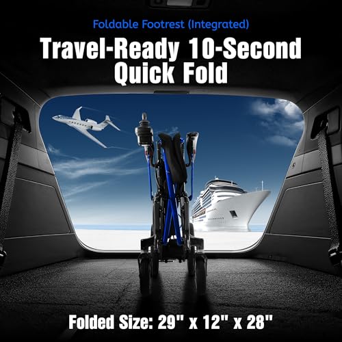 Electric Wheelchair Foldable Lightweight