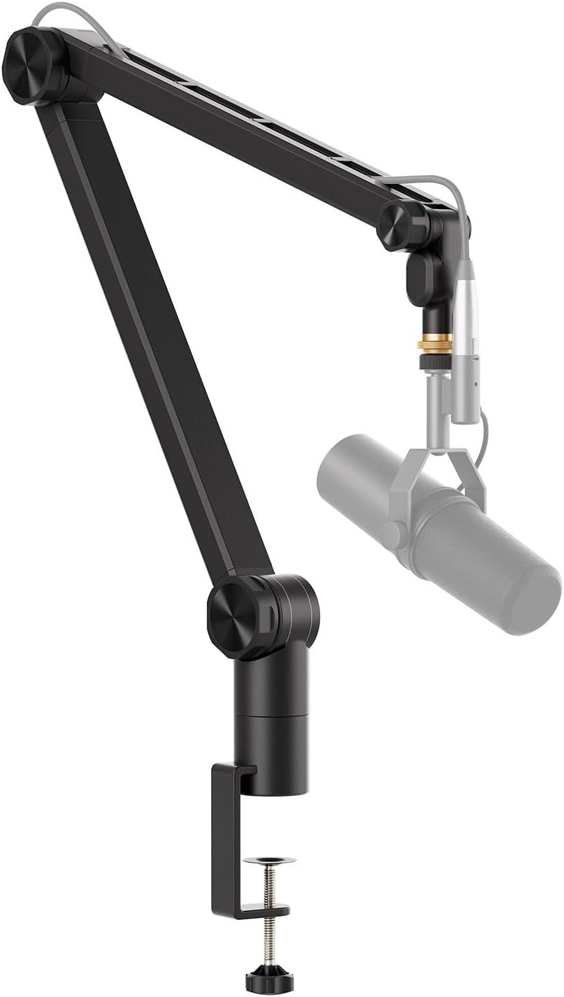 Donner Boom Arm, Adjustable Mic Stand on Desk with 3/8'' to