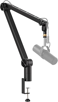 美品】 マイクアームスタンド コンデンサーマイク セット　実況・配信　ライブ Amazon.co.jp: Donner マイクスタンド マイクアーム コンデンサー