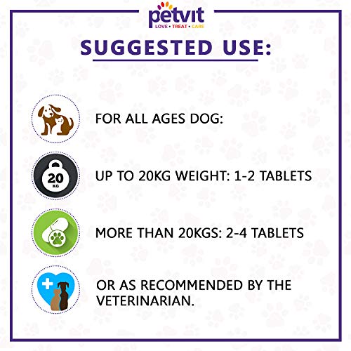 Petvit-Joint-Cartilage-Supplement-with-Glucosamine-Chondroitin-MSM-Collagen-Hyaluronic-Acid-for-Dogs-and-Cats-60-Palatable-Chewable-Tablets