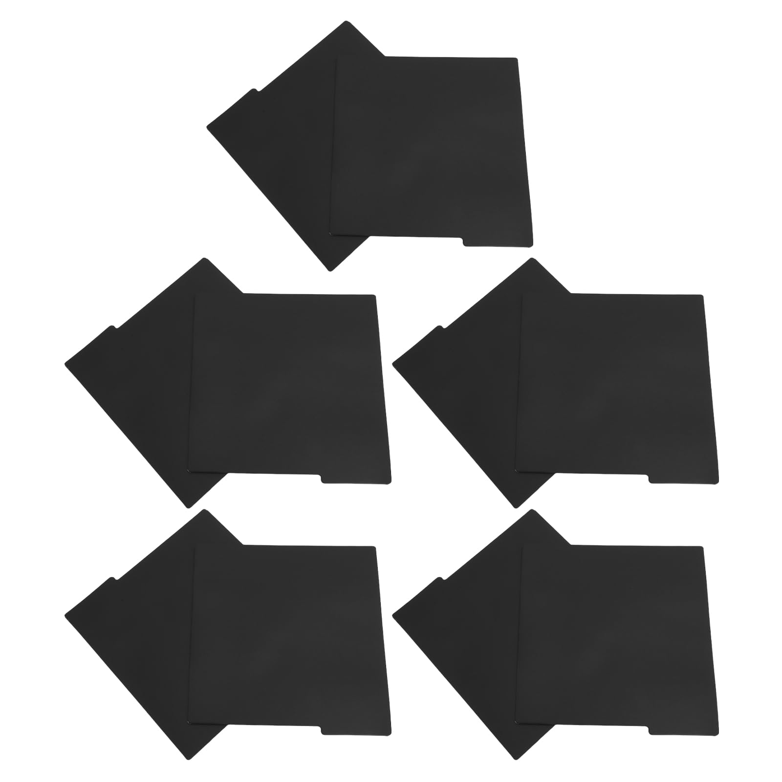 GALPADA Divisori per Vinile con Tab, Plastica Nera, 10 Pezzi | Classificazione Immediata, Organizzazione Archivio, Formato 12, 9x12, 5 Pollici
