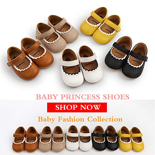 BiBeGoi Baby Baby Meisjes Strik Mary Jane Peuter Zachte Anti-slip Zool Prinses Bruiloft Jurk Eerste Wandelen Flats… - Image 3