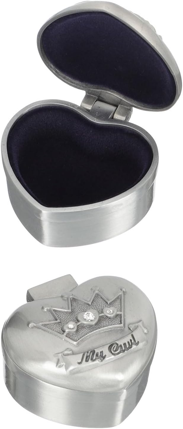 Toddmomy 2pcs Box Teeth Keepsake Box Durable Alloy Tooth Holder for Adorable Smooth Surface Beautiful Design